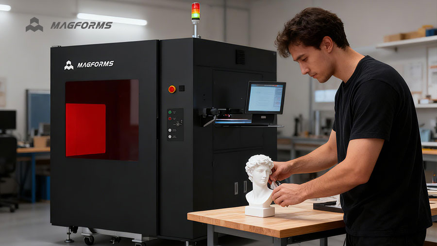 Magforms Industrial Large-format SLA 3D Printer SL800 is Now Leading Efficient a...