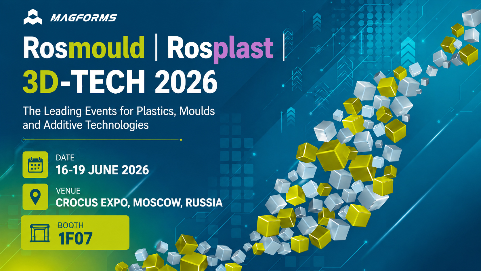 Meet Magforms at Rosmould | RosPlast | 3D-TECH 2026